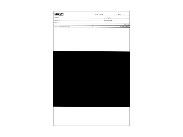 흐름성측정기 및 흐름성 레벨링 테스트 차트 (Anti-Sag Meters and Sag & Leveling Test Chart) - ASM-1, ASM-2, ASM-4, Form 7B
